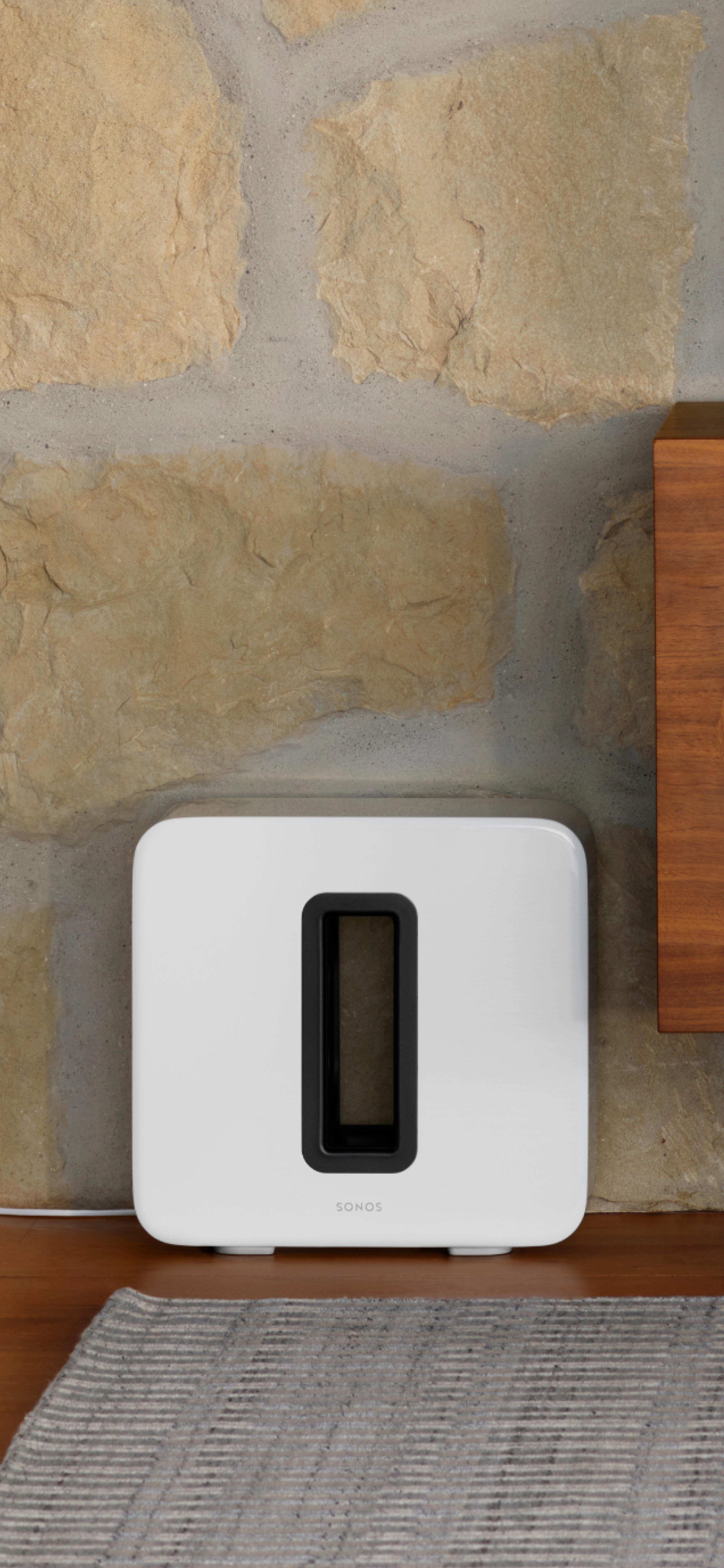 Sub in Weiß in einem Wohnzimmer