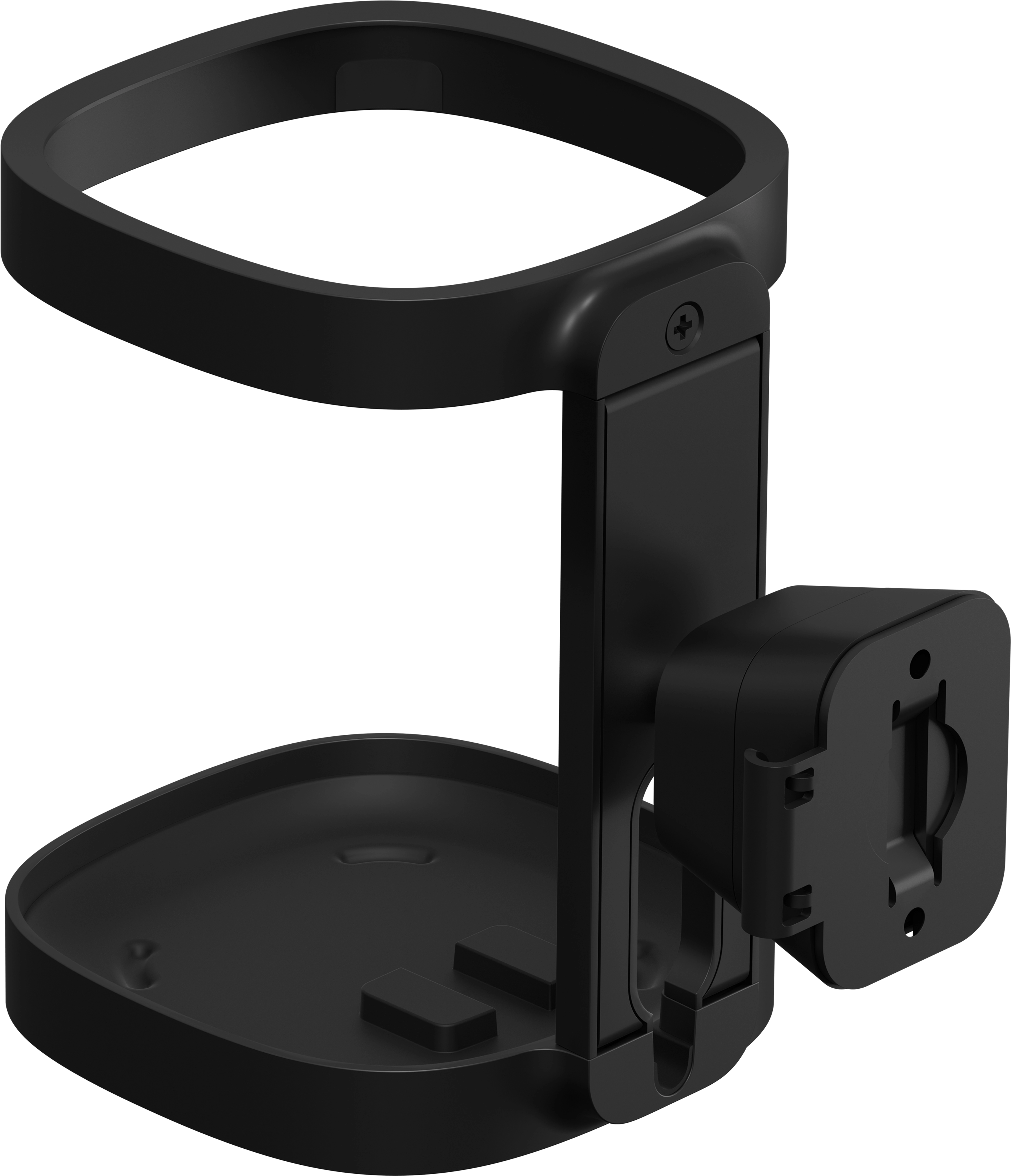 One mount back black