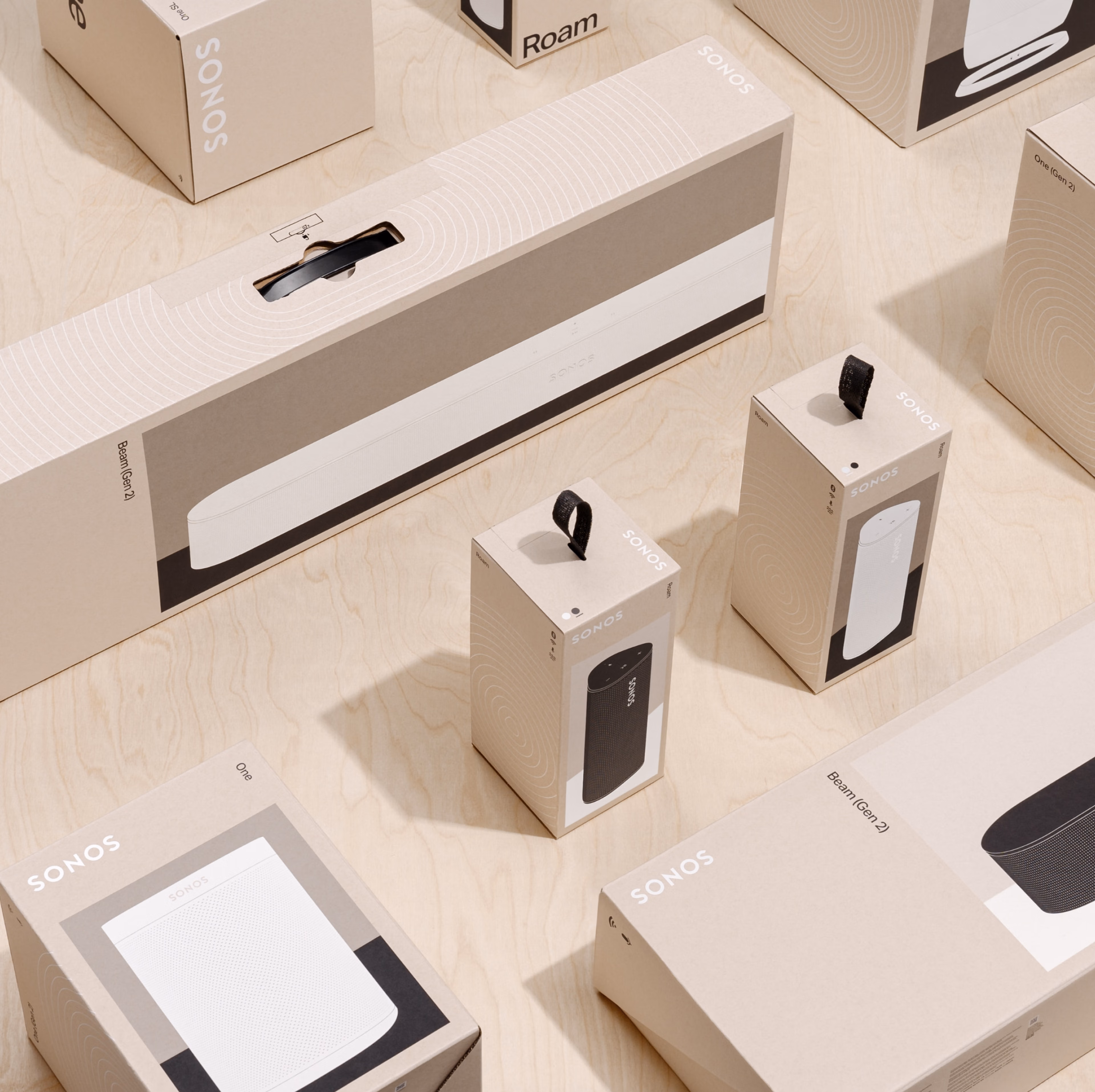 Sonos product packaging