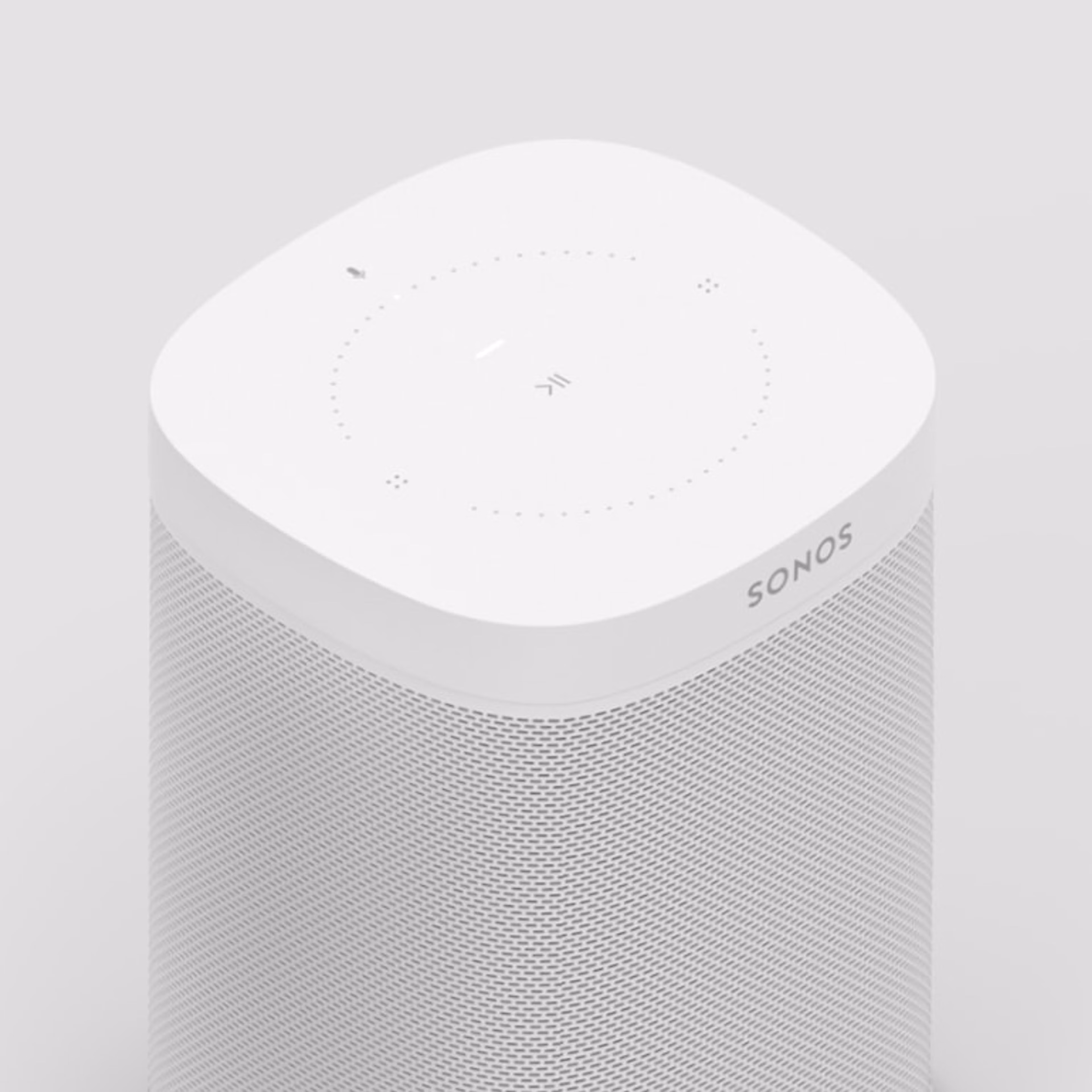 White Sonos One speaker