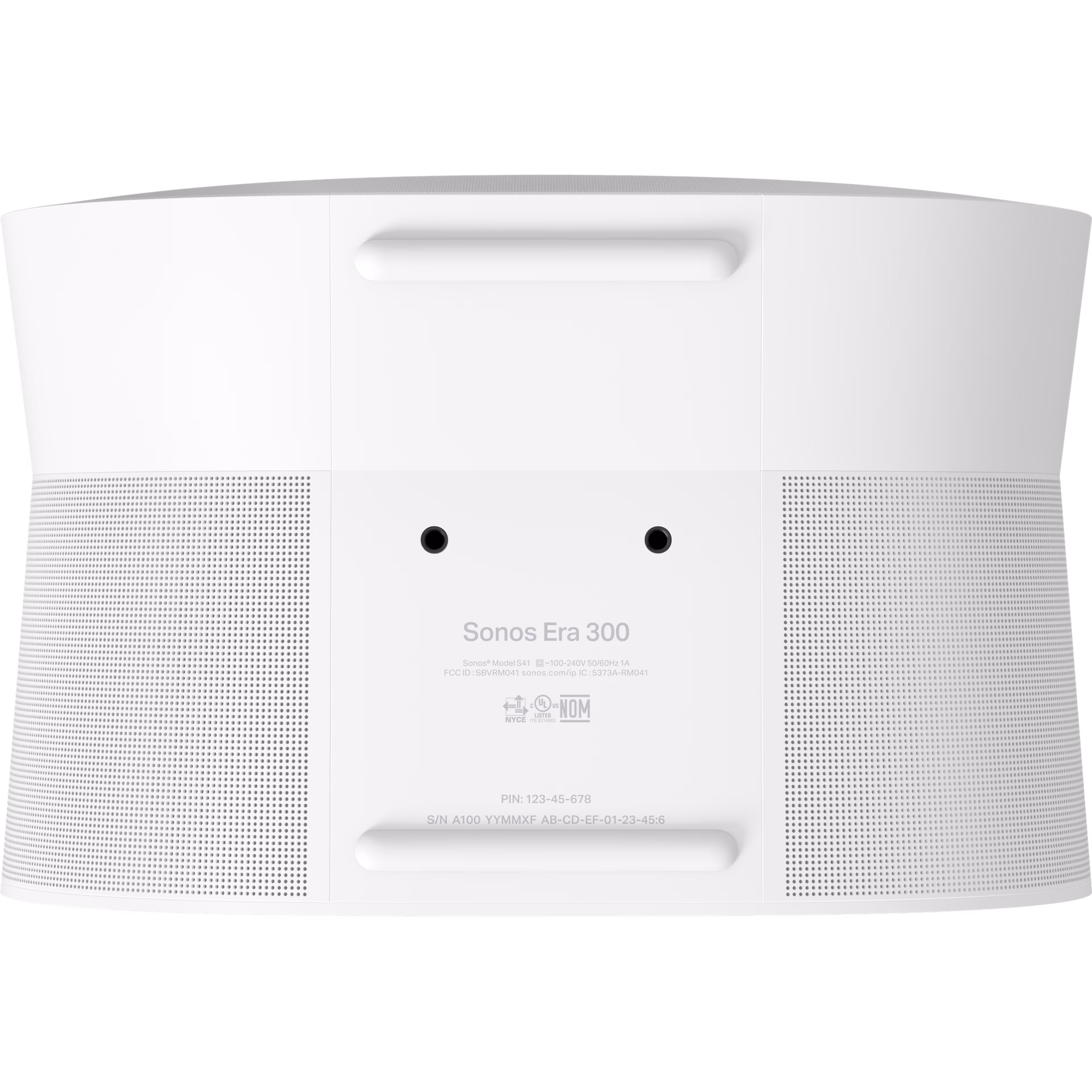 Era 300, spodní strana, bílá