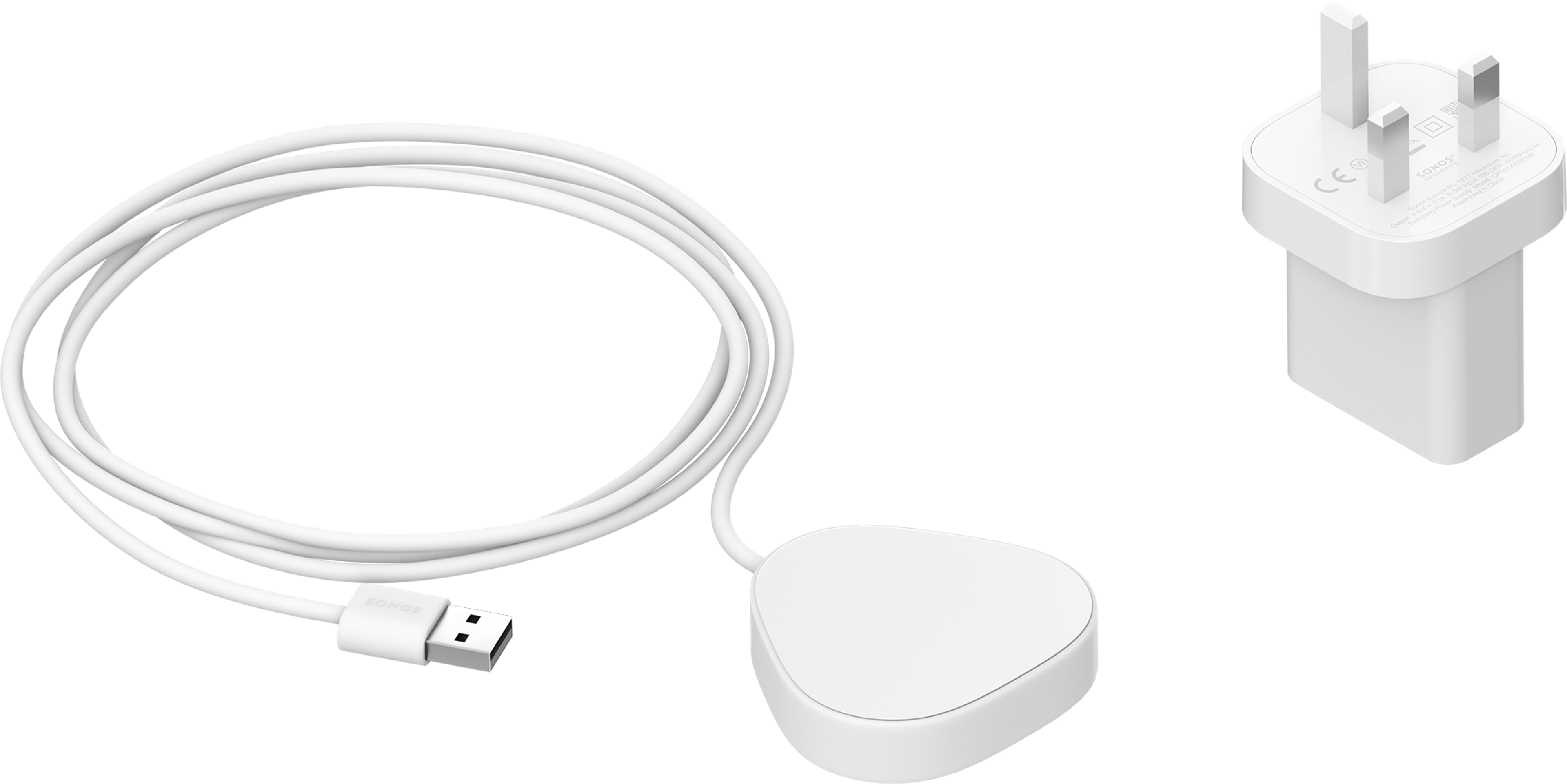 Sonos Roam USB Type-A to USB Type-C Cable (White, 4.6) USB2CWW1