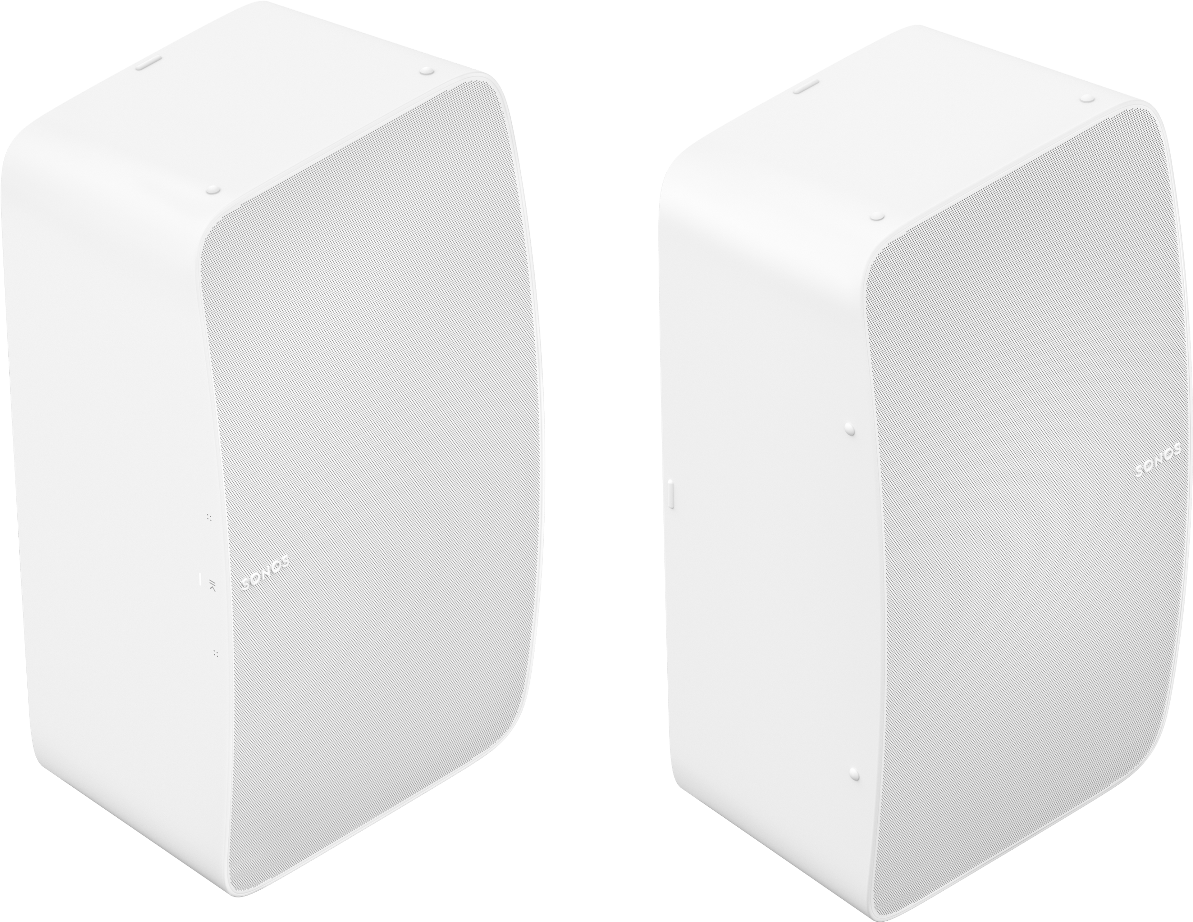 Two Room Set with Five vertical white