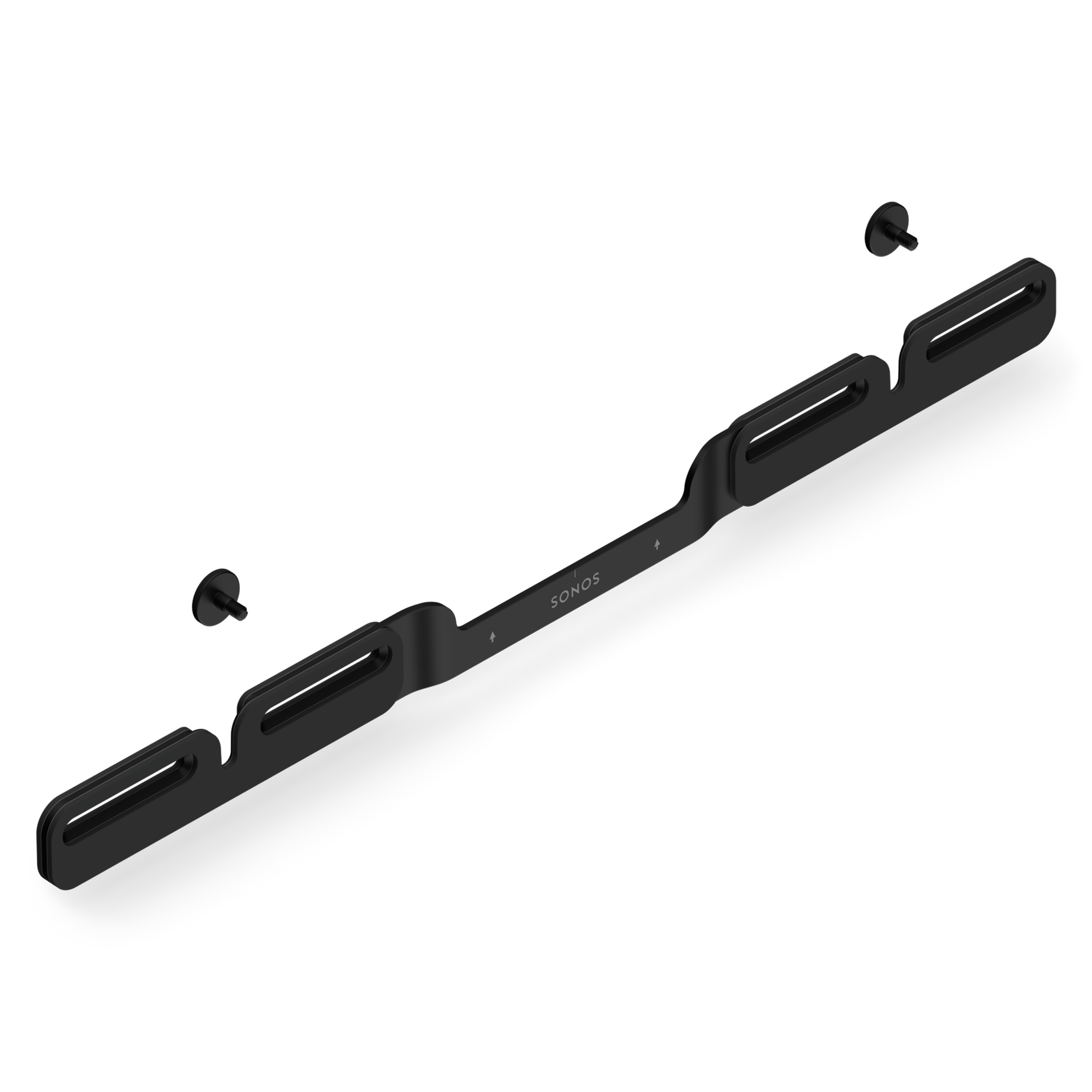 Beam Ultra wall mount in black with brackets