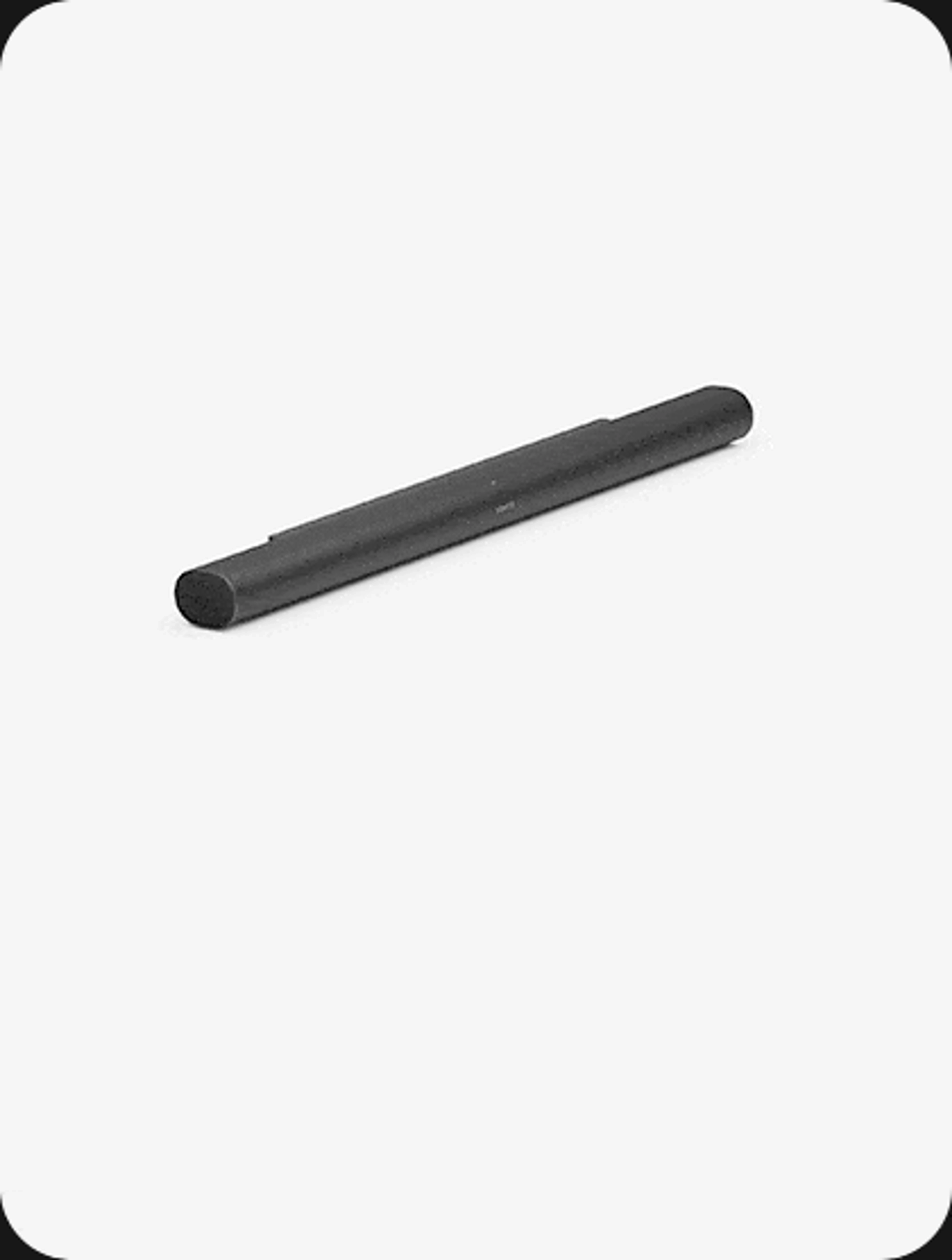 360-degree rotating animation of Sonos Arc Ultra in black