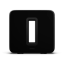 A black Sonos Sub