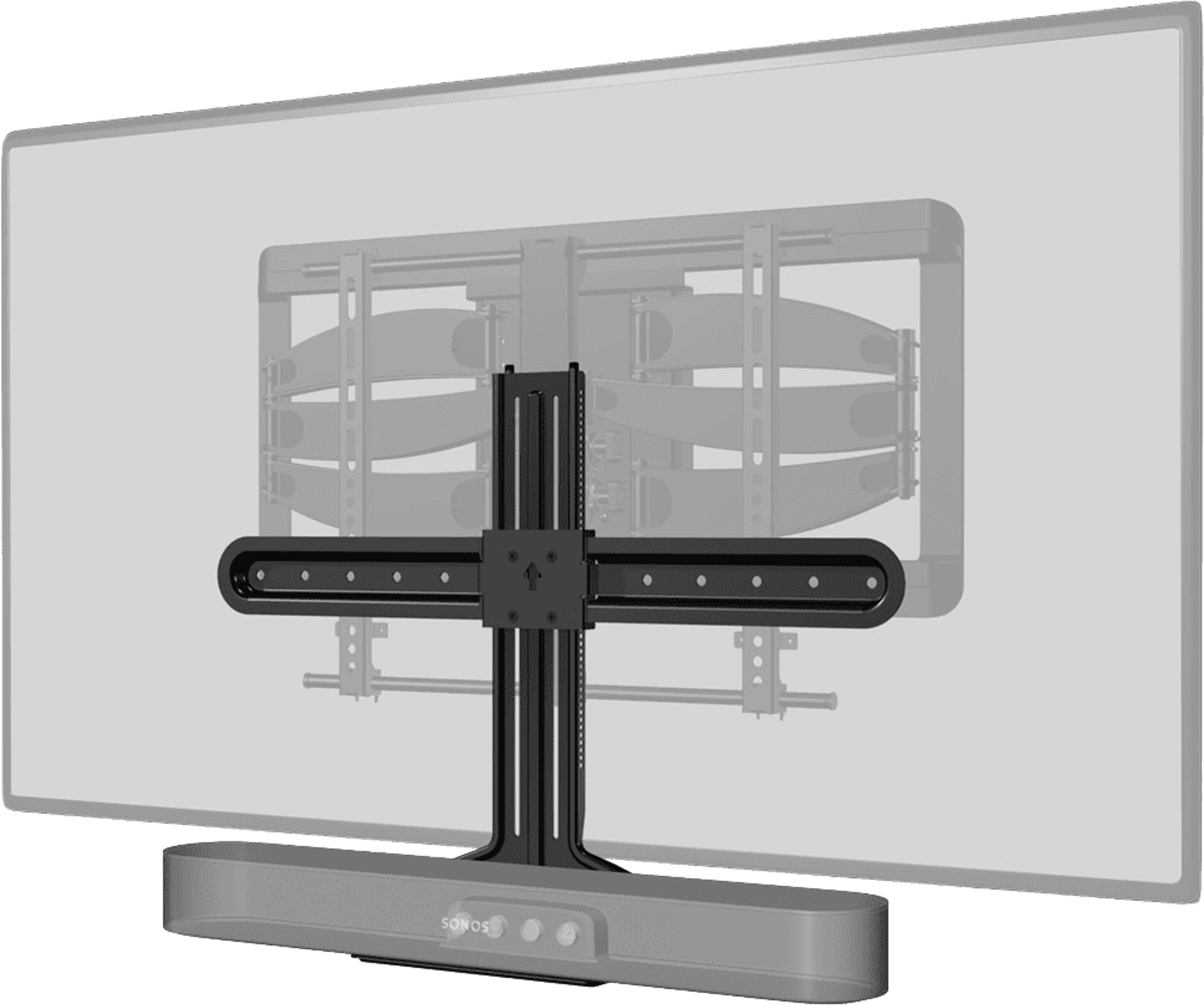 Fixation murale TV Sanus pour Sonos Beam