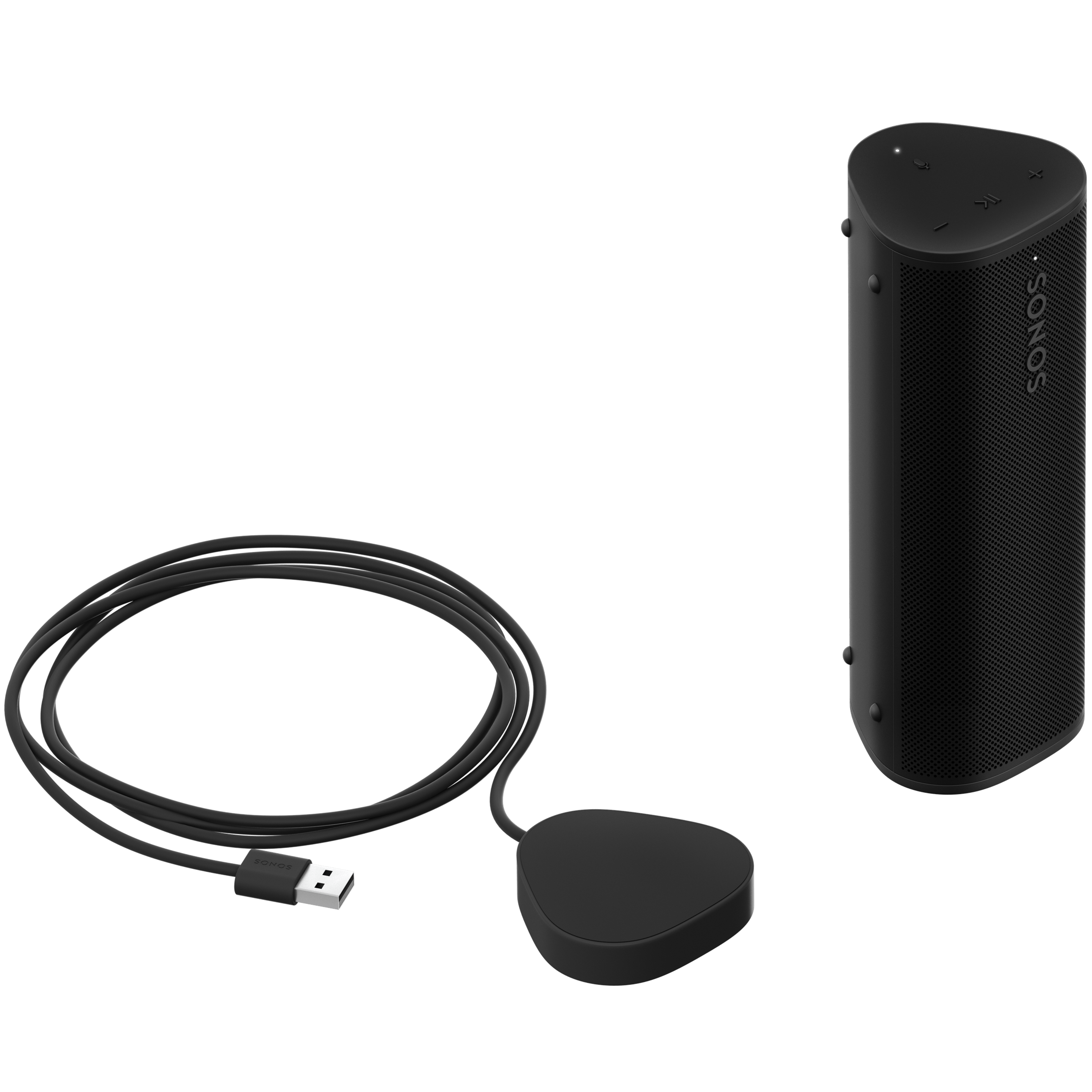 Pack Sonos Roam 2 Noir avec chargeur sans fil