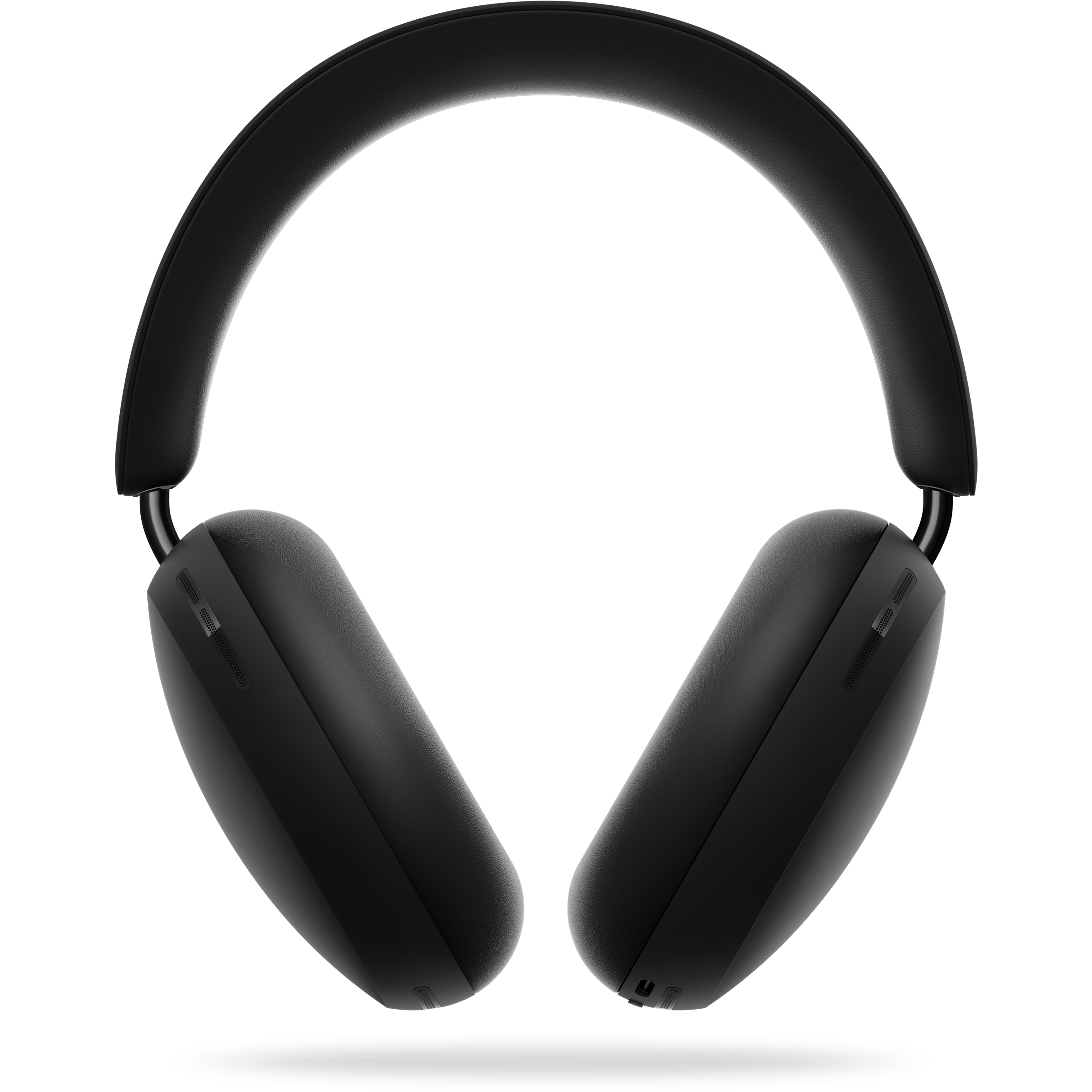 Sonos Ace-hovedtelefoner i sort, fremadvendt vinkel over skygge