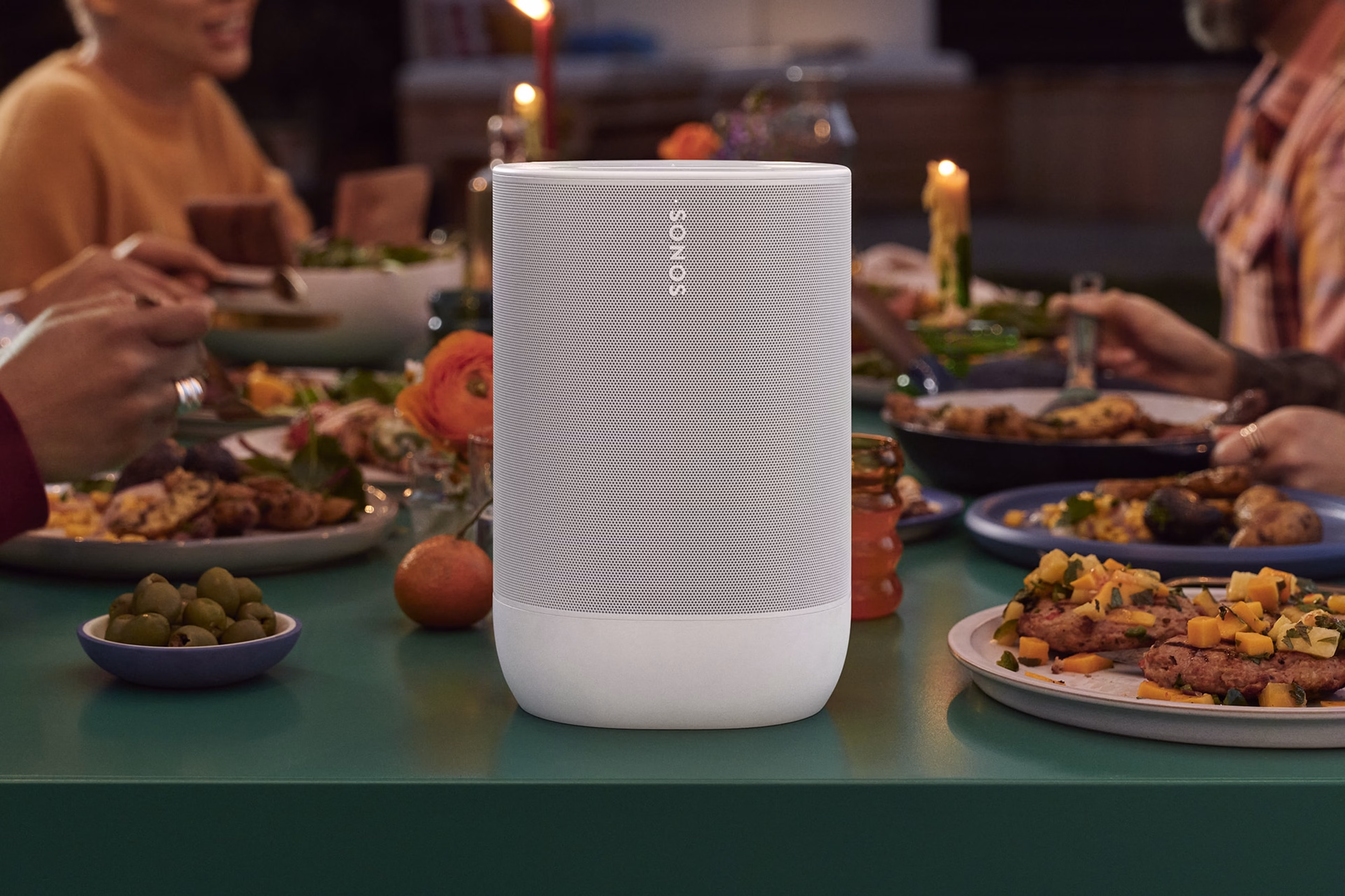 White Move 2 on top of dinner table