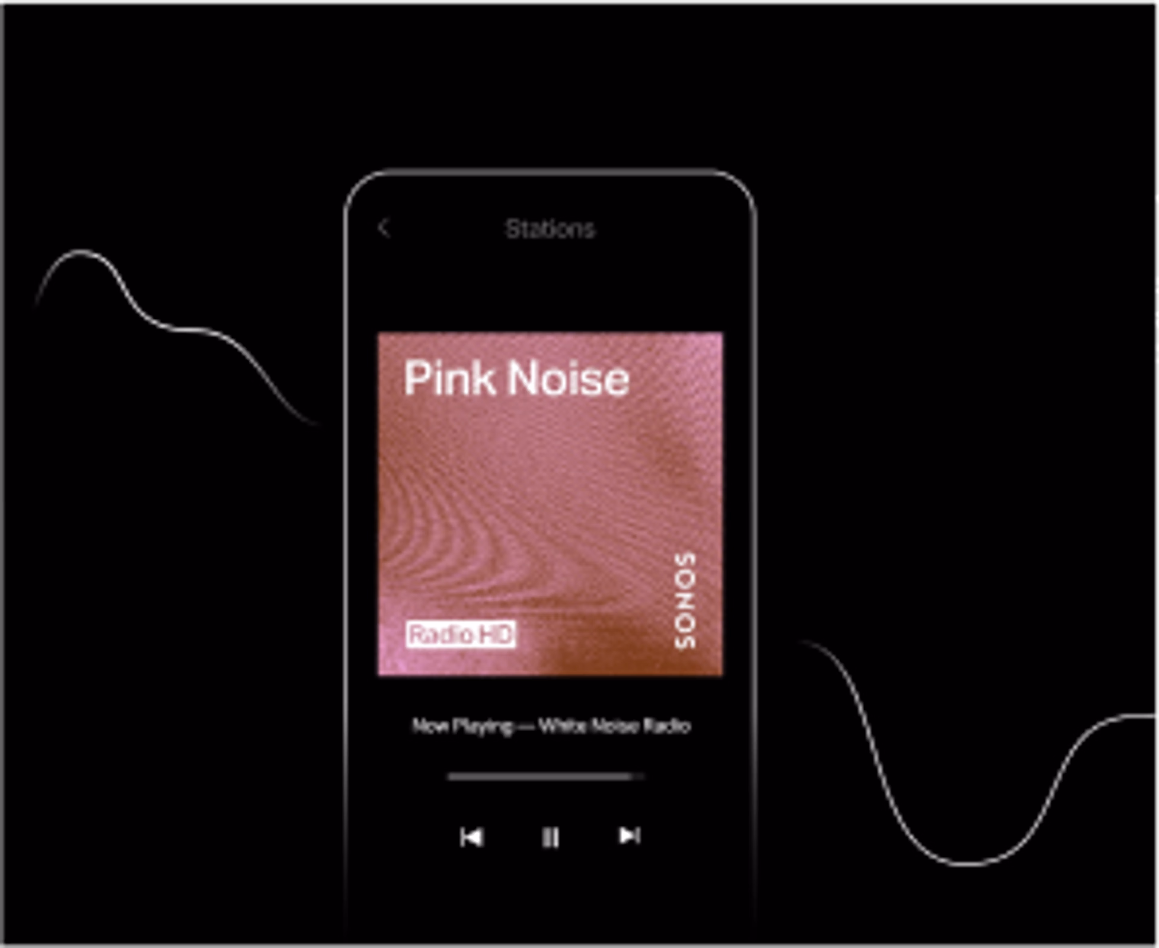 White Noise station cover phone