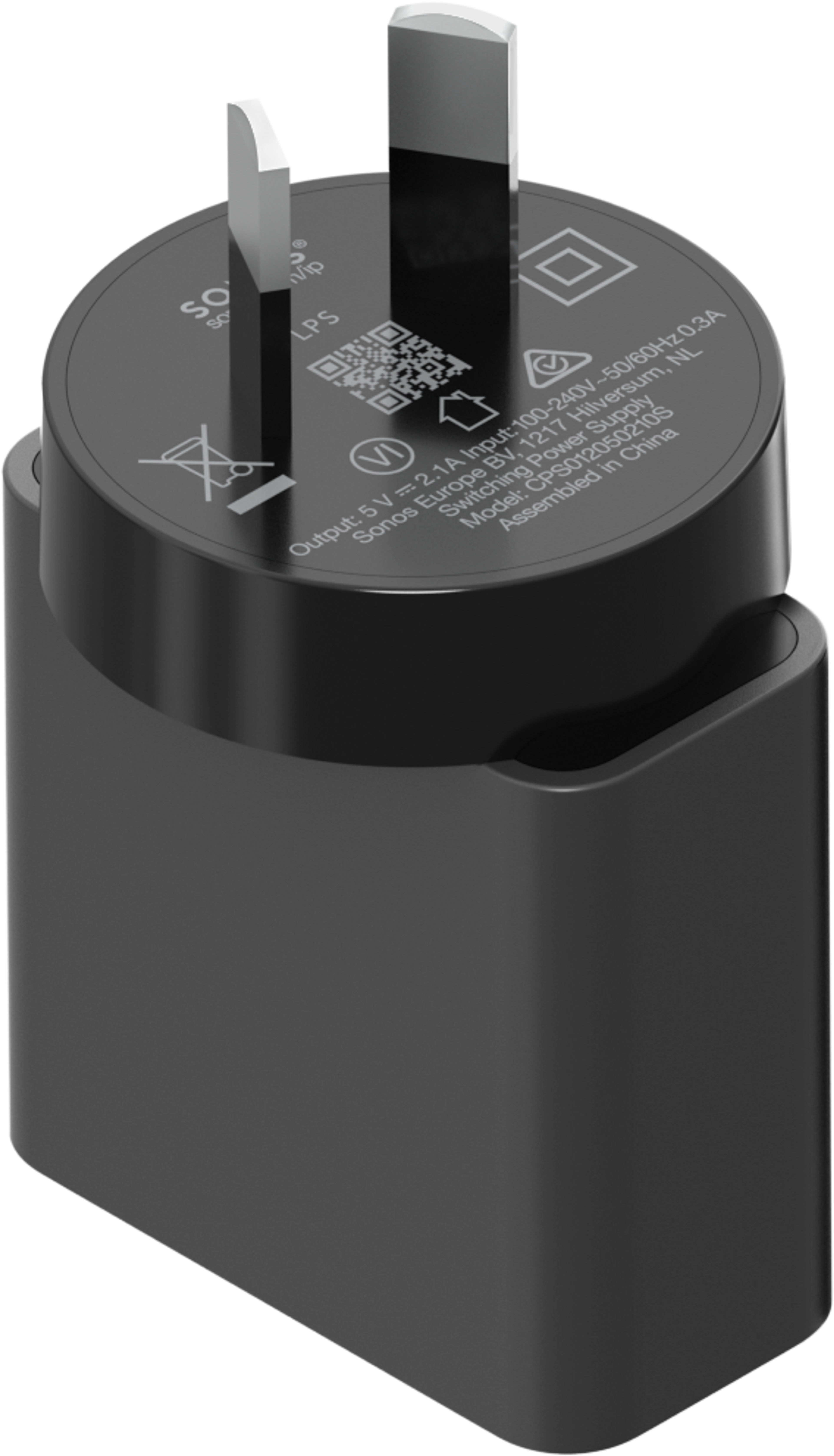 Roam 10W USB power adapter shadow black