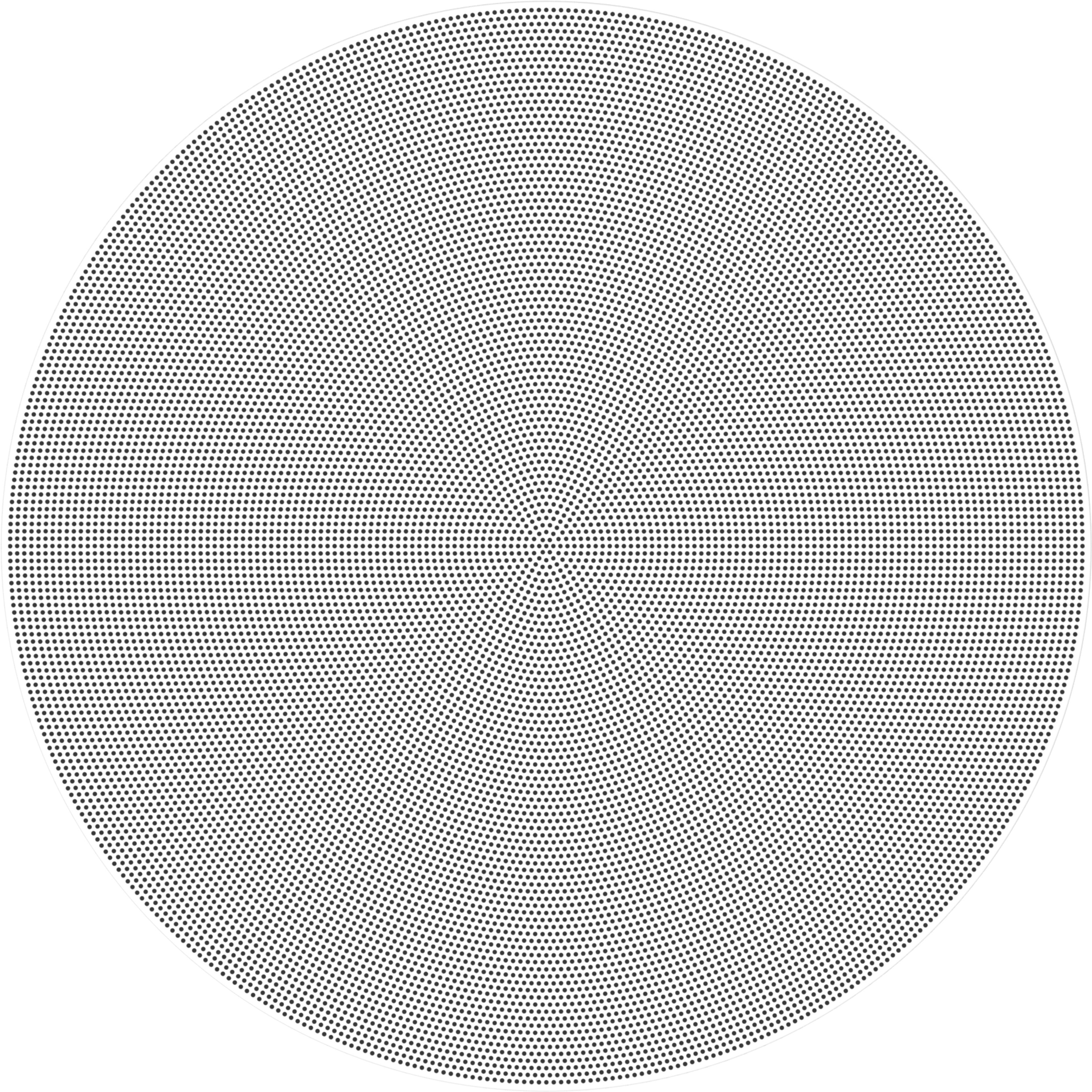 Ronde grille van In-Ceiling speaker van 20,3 cm