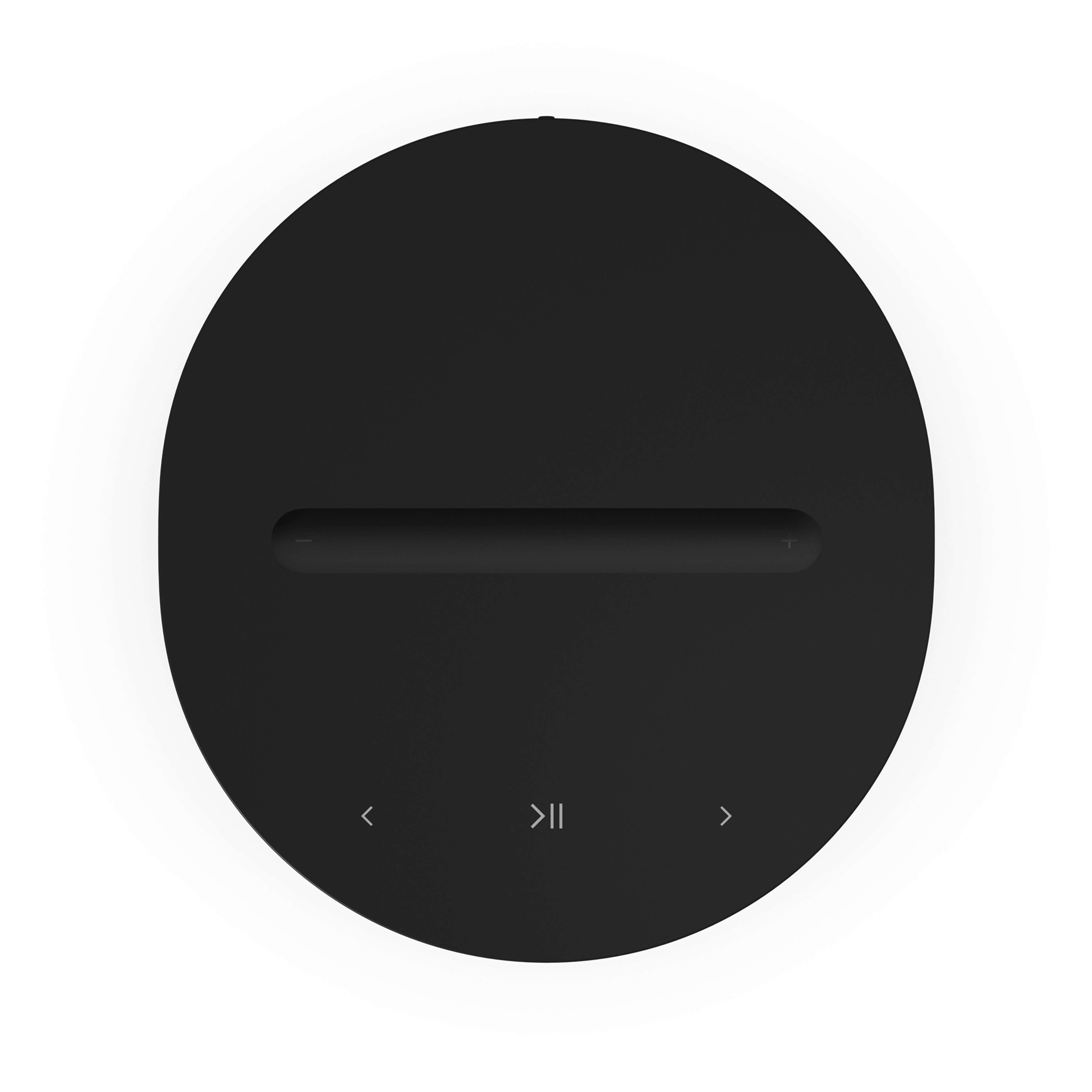 Sonos Era 100 SL(ブラック)の上面とタッチ操作部