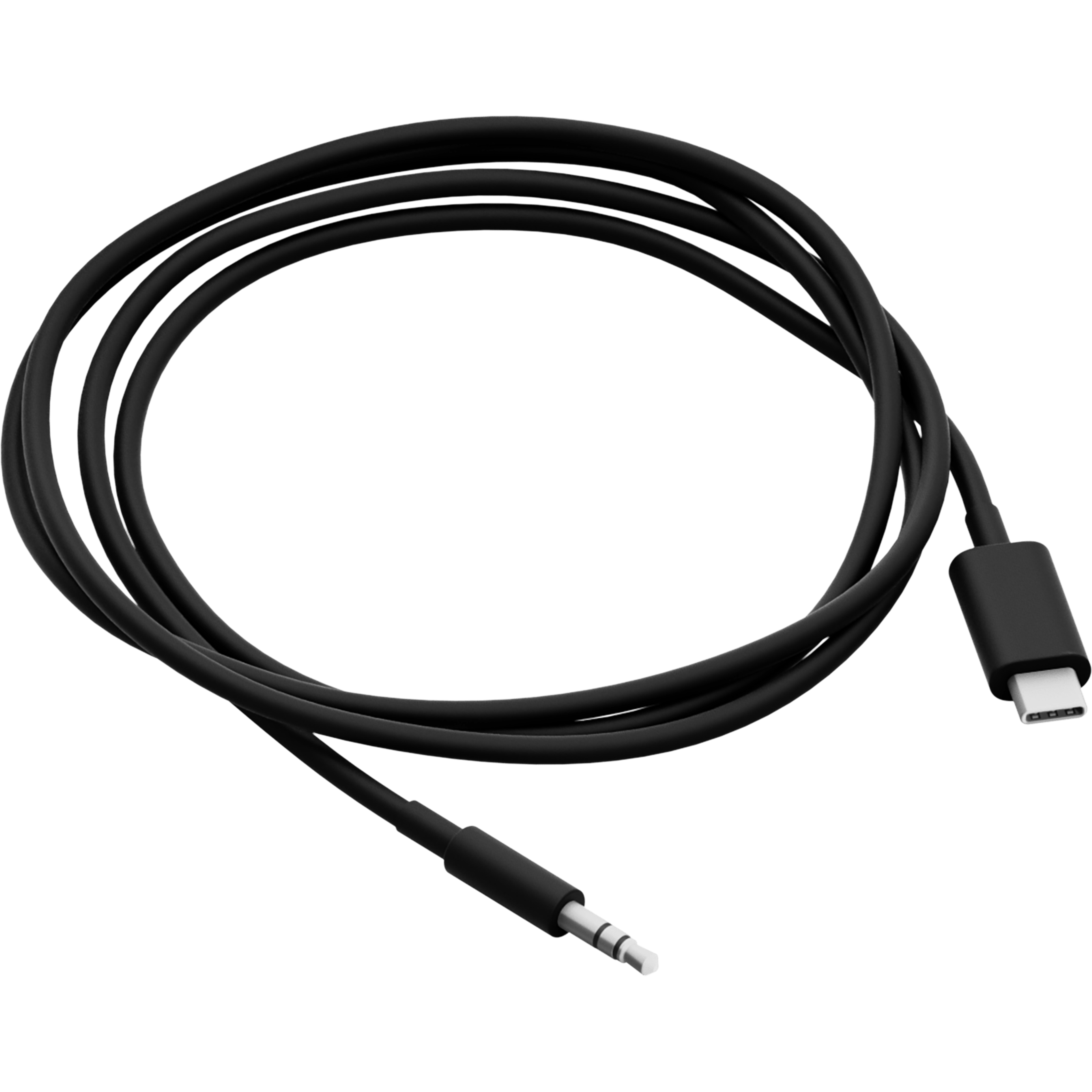 Cable auxiliar para Sonos Ace - USB-C a 3.5 mm, en negro